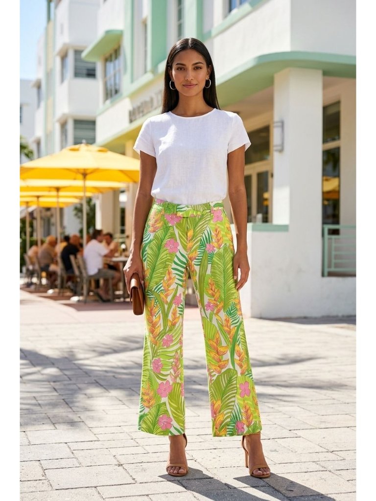 Lilly Pulitzer Floral Print Pants (Sku#2105)